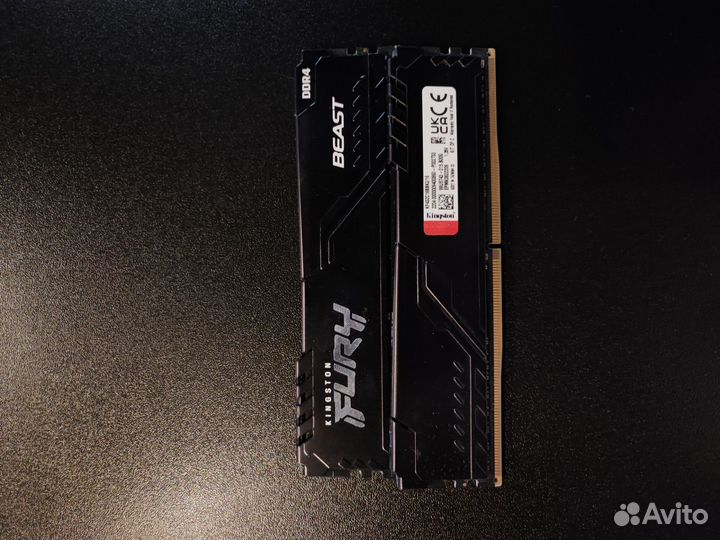 Оперативная память Kingston Fury 16Gb 3200 Mhz