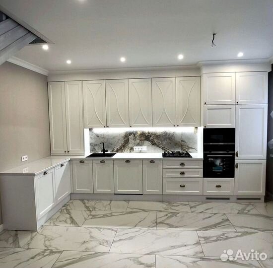 Кухня на заказ в стиле скандинавский минимализм