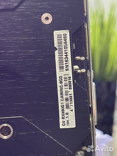 Rx480-8gb Gigabate G1.Сост.Идеал