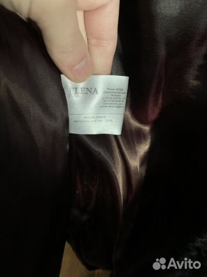 Шуба из натурального меха 44