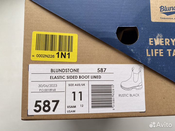 В наличии Blundstone 587 Оригинал новые ботинки