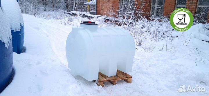 Бак пластиковый 1000 л / Бочка для воды / еаэс