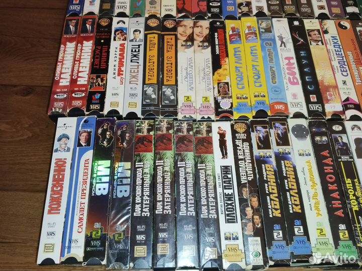 Видеокассеты с фильмами VHS