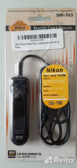 Проводной пульт ду smdv SM-703 для Nikon Fuji