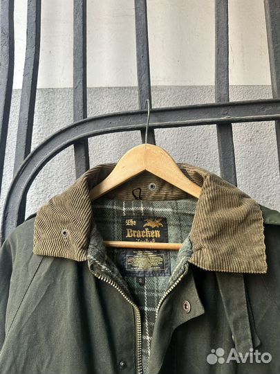 Винтажная вощеная куртка Bracken как Barbour