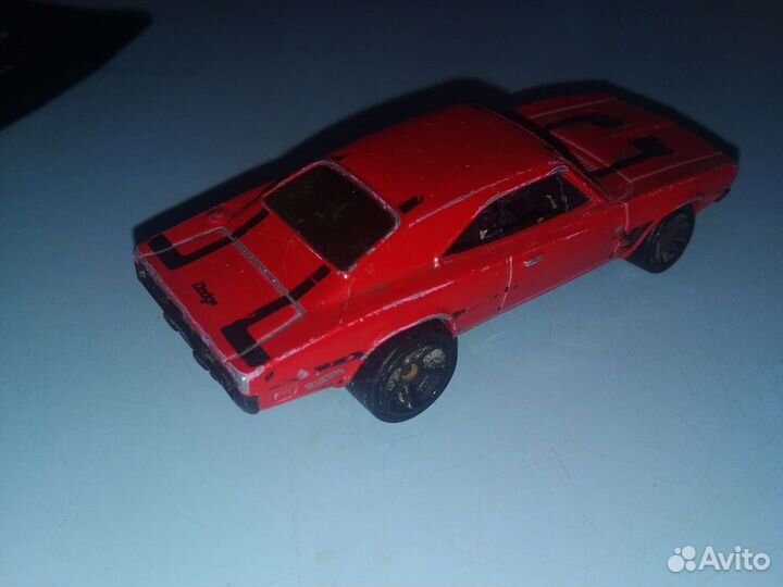 Red Dodge Charger 69 Made in Malaysia Mattel 2014