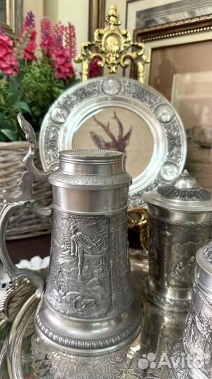 Пивные кружки из пищевого олова