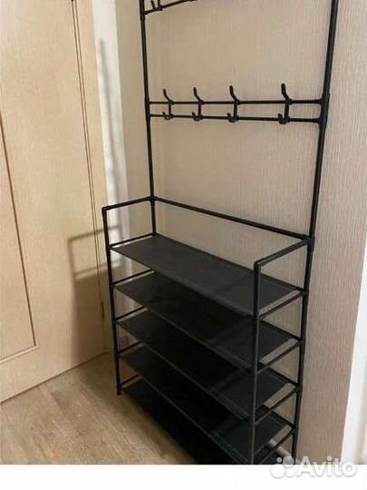 Вешалка с полками для обуви