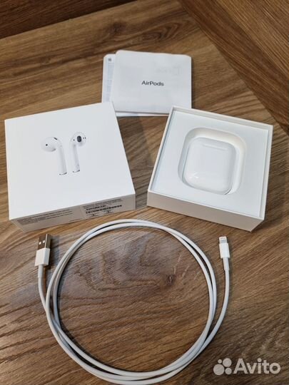 Беспроводные наушники Apple airpods 2 поколения