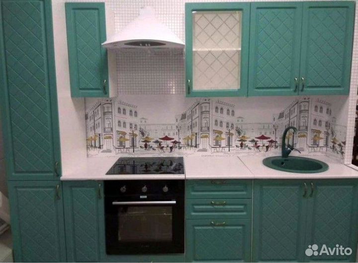 Кухонный гарнитур прямой модульный новый