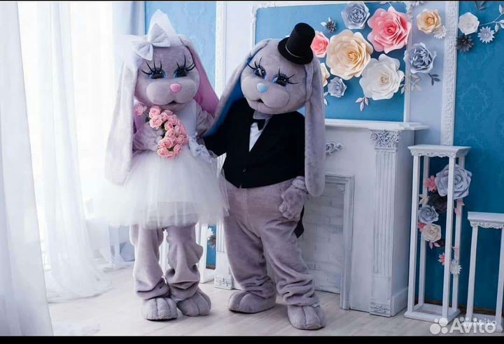 Ростовые куклы Мишка Тедди, Зайка Ляля