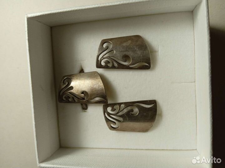 Серьги серебряные