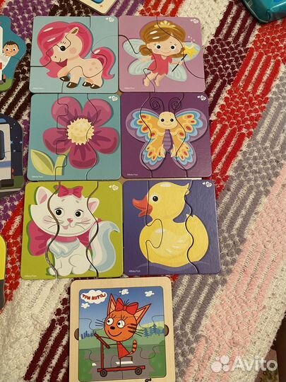 Пазлы детские крупные