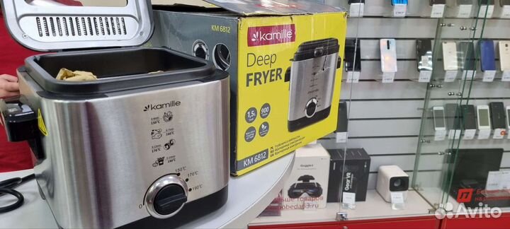 Фритюрница Kamille Deep fryer 1.5 литра