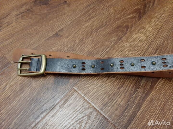 Ремень новый. Кожа. длина 90см