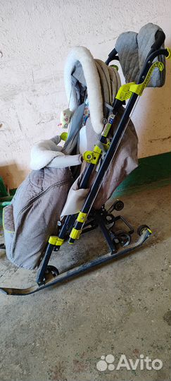 Санки коляска ника кидс