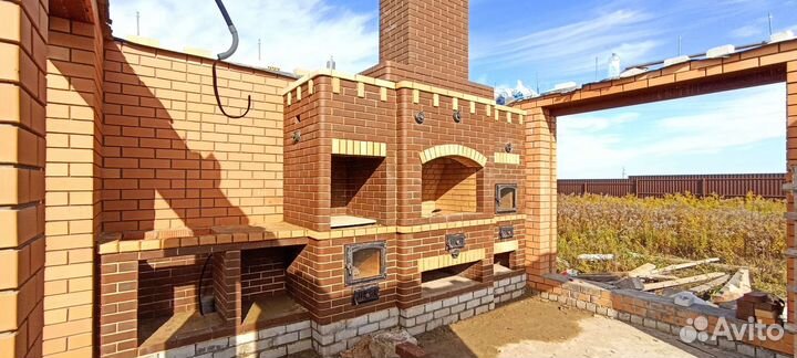 Строительство домов из газобетона и барбекюкомпл