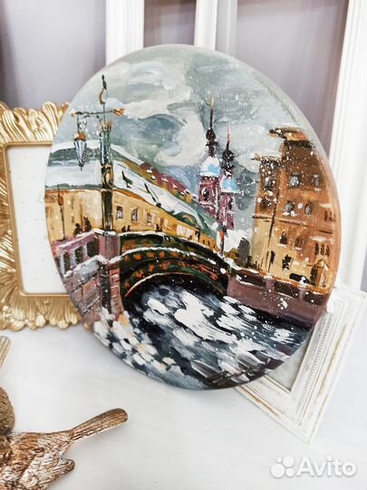 Картина городской пейзаж Санкт-Петербург Питер