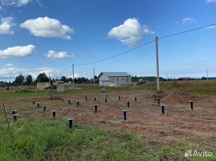 Свайно винтовой фундамент под ключ