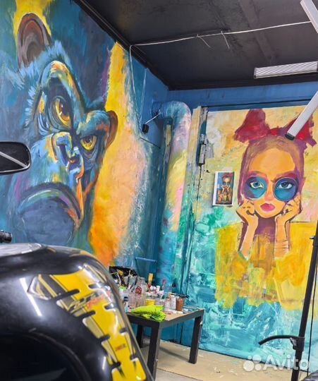 Роспись стен и декоративная штукатурка / художник