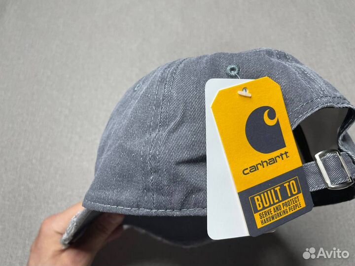 Кепка Carhartt wip винтажная серая