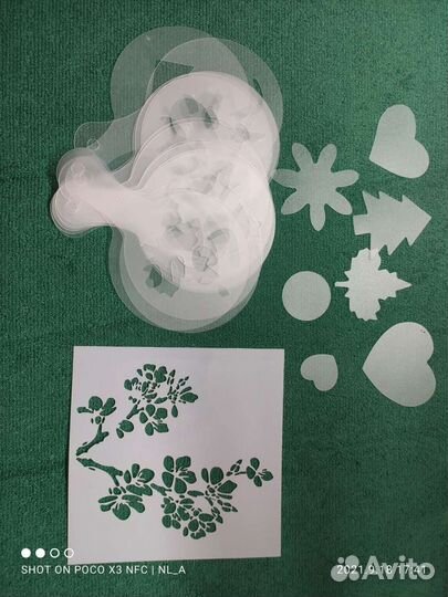 Трафареты для напитков и выпечки