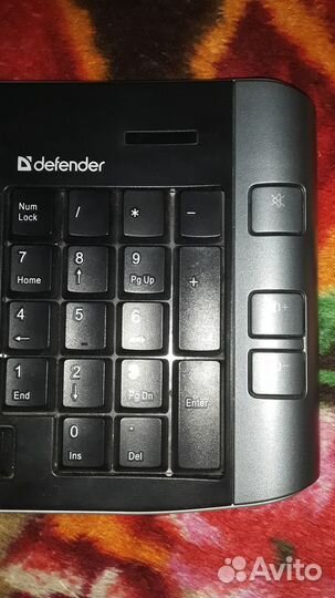 Клавиатура беспроводная Defender на запчасти