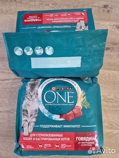 Сухой корм для кошек Purina One, 3кг