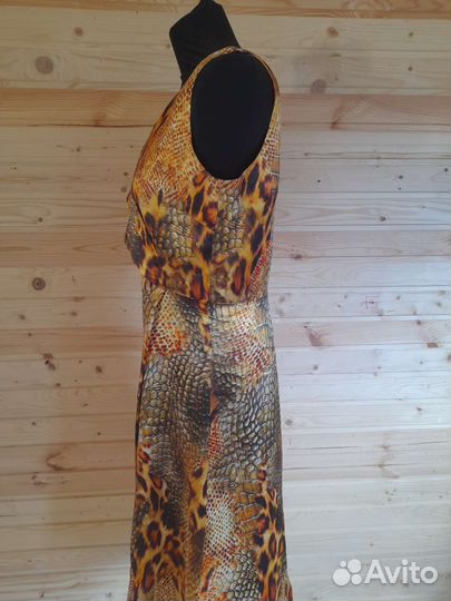 Платье макси Hauber натуральный шелк 46 р