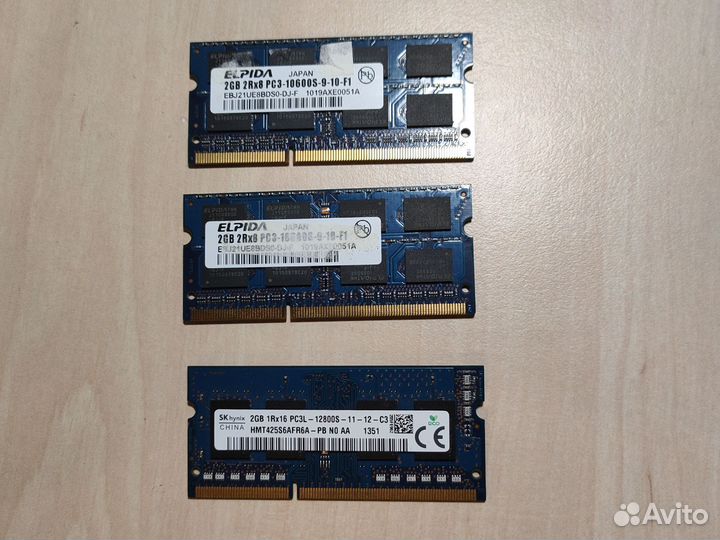Оперативная память DDR2, DDR3
