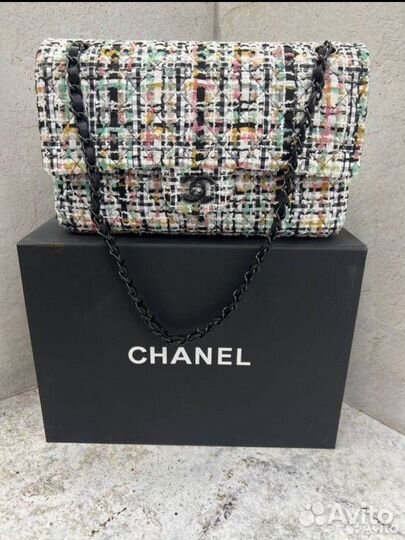 Твидовая сумка chanel