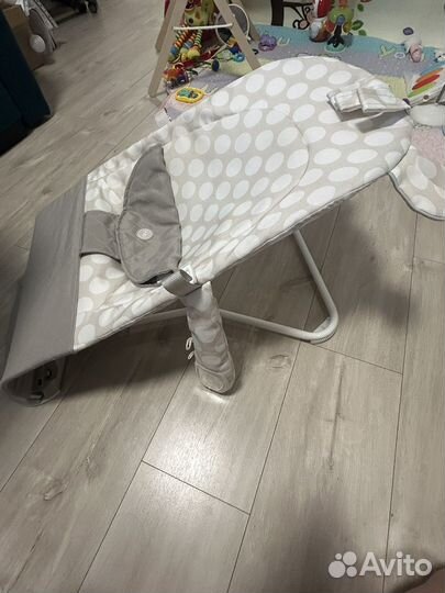 Шезлонг для новорожденных happy baby