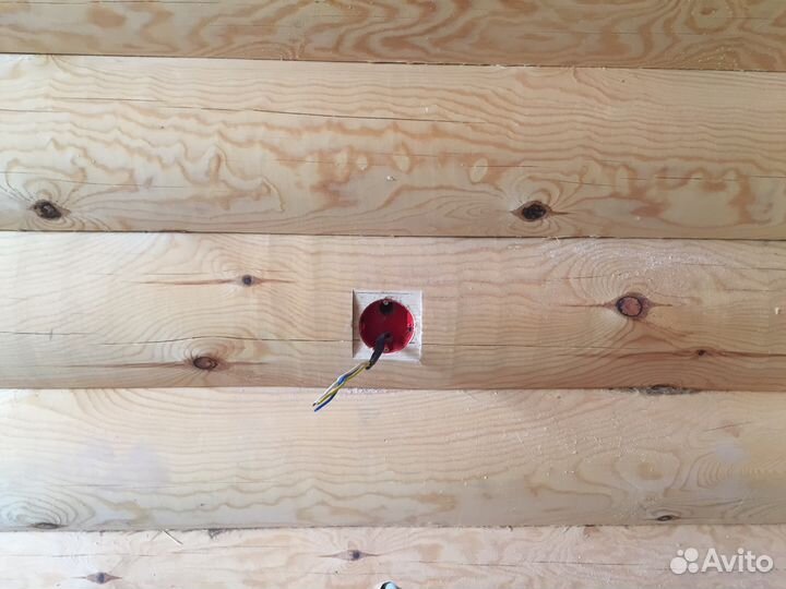 Электромонтажные работы в деревянных домах