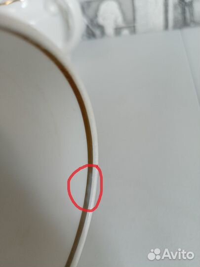 Фарфоровый чайный сервиз дфз Вербилки СССР