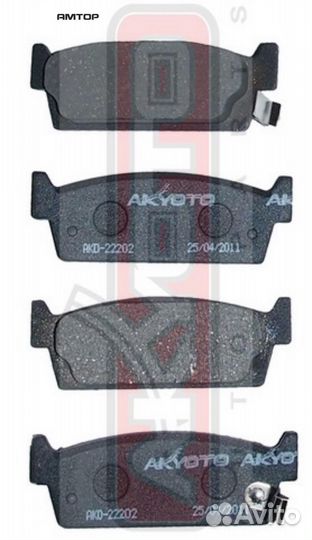 Asva AKD22202 AKD-22202 asva колодки тормозные дис