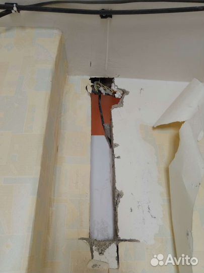 Штробление стен под кондиционер скрытый монтаж