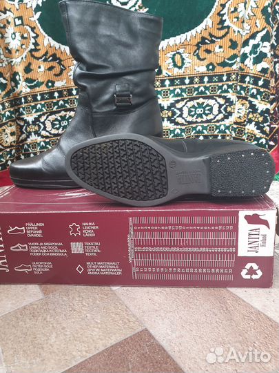 Сапоги женские натуральная кожа 40 размер