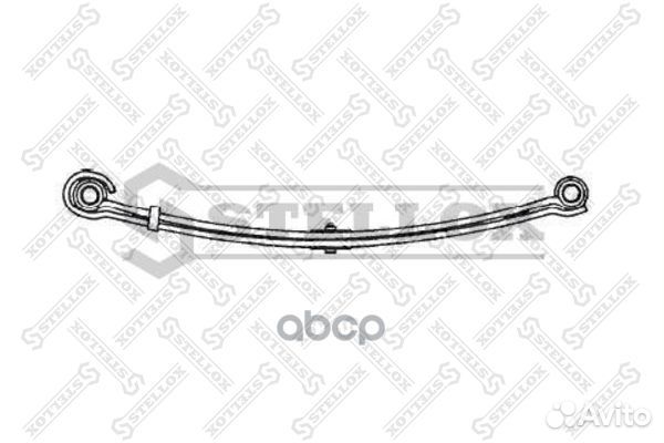 84-55628-SX рессора перед 3/18x80x63 800+920