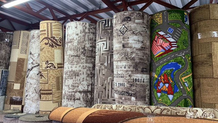 Ковры и паласы новые на отрез