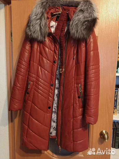 Куртка зимняя женская 44 46 размер с мехом