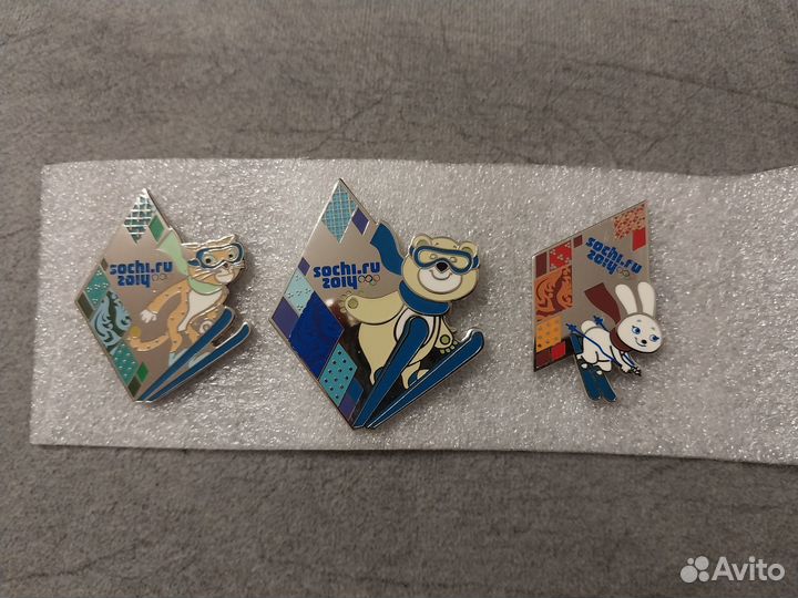 Значки Олимпиада Сочи 2014