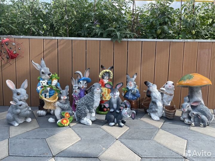 Садовые фигуры из полистоуна премиум качества