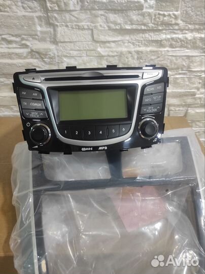 Автомагнитола на hyundai solaris 1