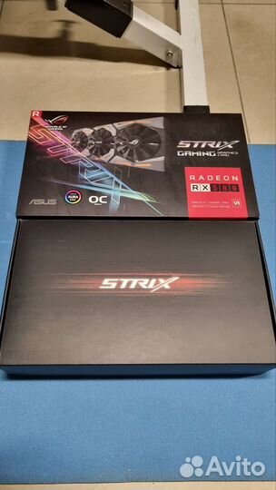 Видеокарта asus rx580 8gb rog strix