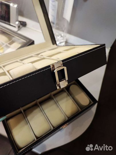 Коробка для часов или браслетов, двухярусная