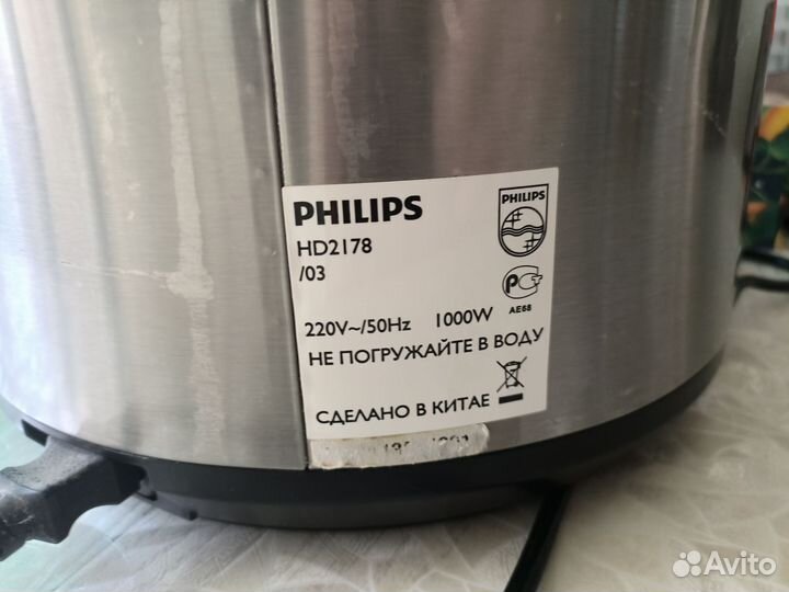 Мультиварка скороварка philips HD2178/03