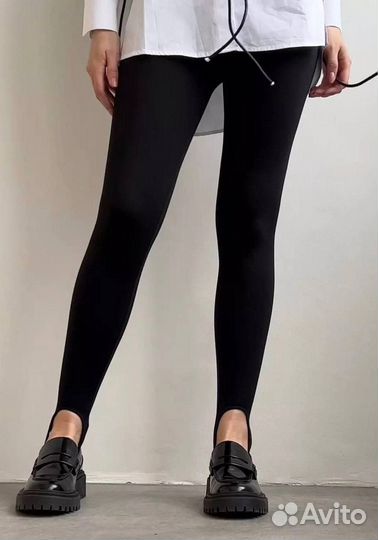 Леггинсы Mango со штрипками