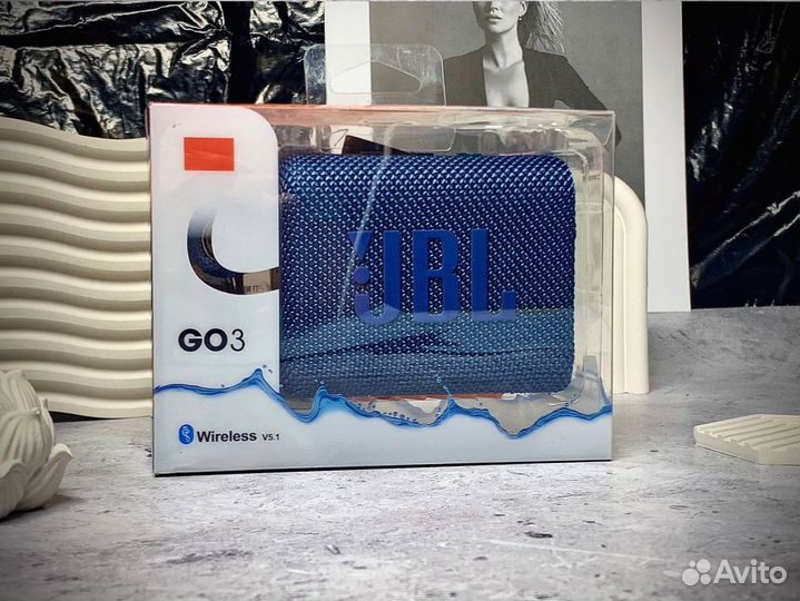 Колонка Jbl Go 3 синяя