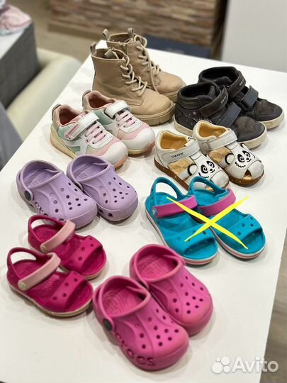 Обувь на девочку, crocs, geox, zara, biomechanics