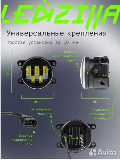 Противотуманные фары